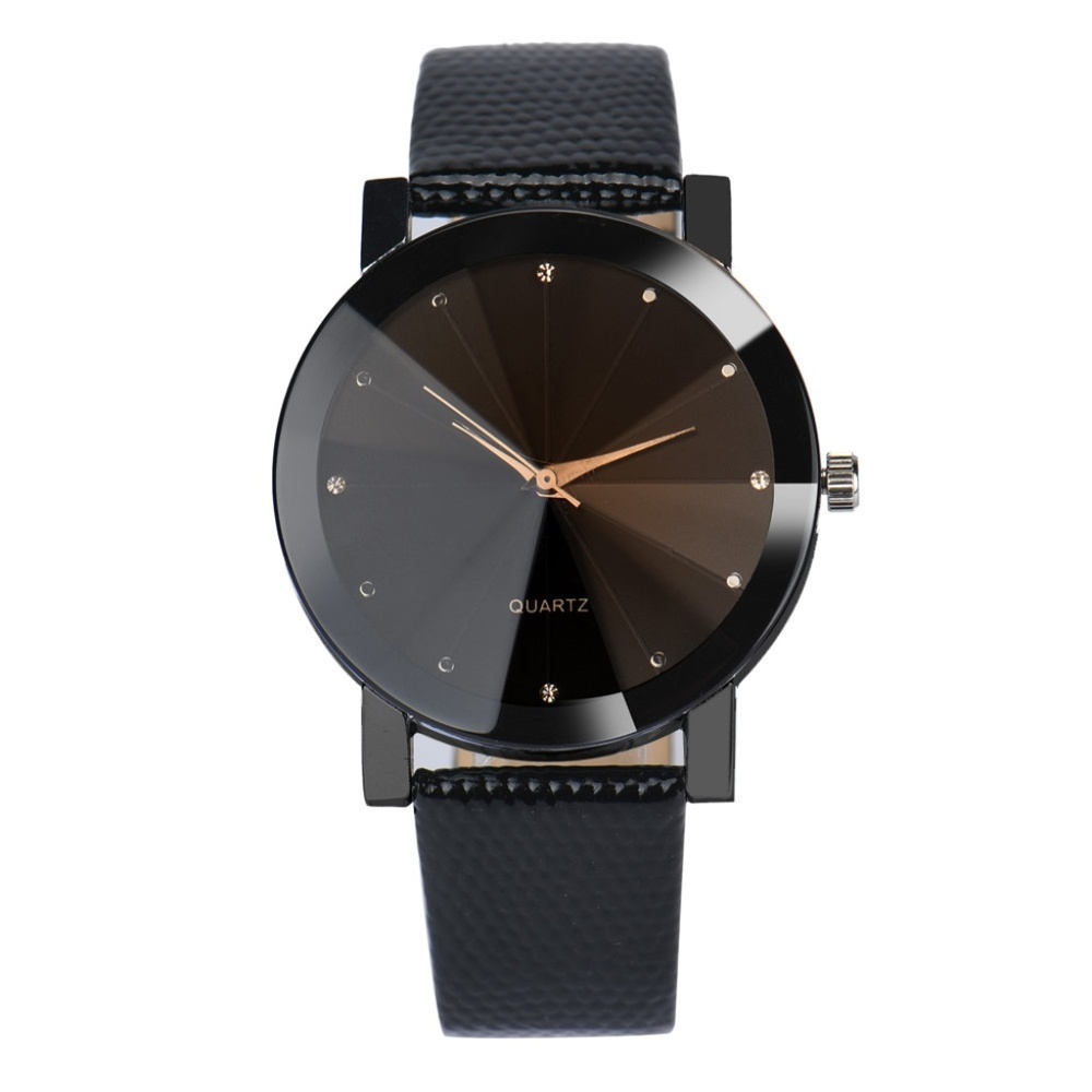 ❤️NEW❤️ Unisex Wristwatch Quartz Leather Watch - Picture 1 of 2